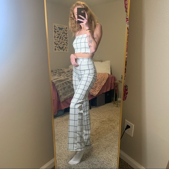 grid pant set - Picture 2 of 7